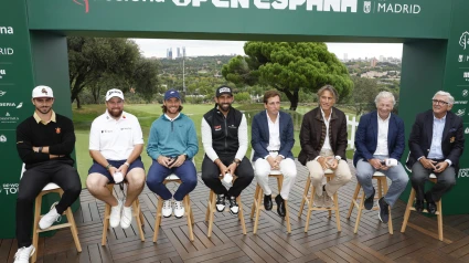 José Luis Martínez-Almeida participa en la presentación del ACCIONA Open de España presented by Madrid 2024.