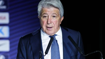Enrique Cerezo, presidente del Atlético de Madrid.