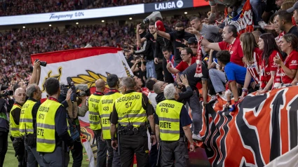 Incidentes en el Metropolitano en el derbi ante el Real Madrid