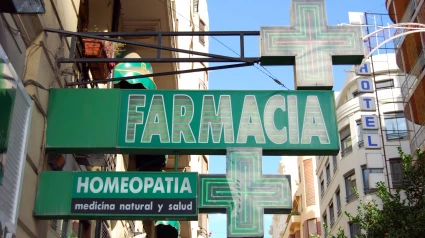 Imagen de archivo de una farmacia