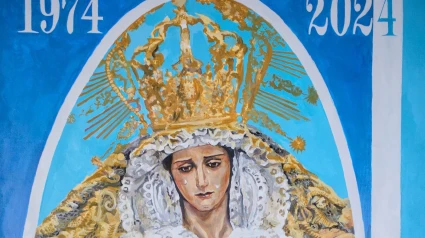 Cartel de la salida extraordinaria de la Virgen de la Paz (Manuel Obregón)