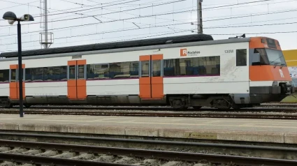 Imagen de un tren de Rodalies Renfe