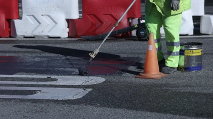 Obras en una carretera