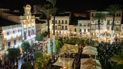 Iluminación de navidad en Mérida