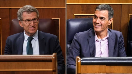 Pedro Sánchez y Alberto Núñez Feijóo