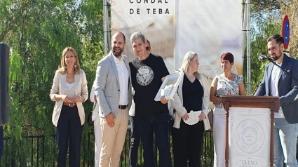 Quesos Doñana se lleva el primer premio por su Queso Curado de Cabra en Manteca en la Feria del Queso de Teba