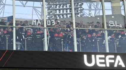 Los ultras del Anderlecht causaron graves disturbios en Anoeta