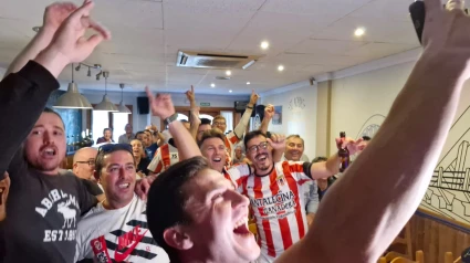 Celebración en Ontiñena durante el sorteo