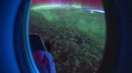 Un astronauta de la NASA comparte las impresionantes imágenes de una aurora boreal desde el espacio