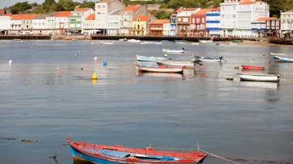 Foto de archivo de la zona del muelle de Mugardos