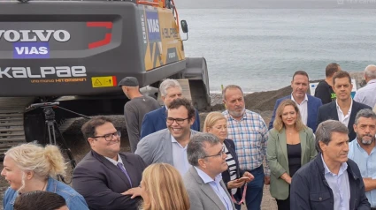 Arrancan las obras del espigón en Playa Granada, con una inversión de 5,8 millones y un plazo de ocho meses