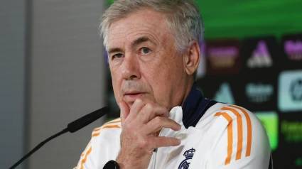 Carlo Ancelotti, en rueda de prensa