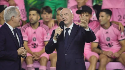 Gianni Infantino hace oficial la presencia del Inter de Miami en el Mundial de Clubes.