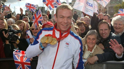 Chris Hoy es el segundo deportista inglés más laureado de la historia.