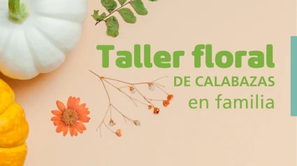 Taller floral de calabazas