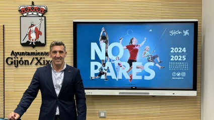 Jorge Pañeda, concejal de Deportes de Gijón, presenta el programa 'No pares'