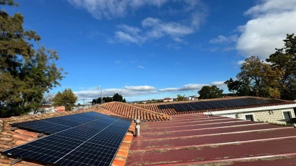 Placas solares de Coria (Cáceres)