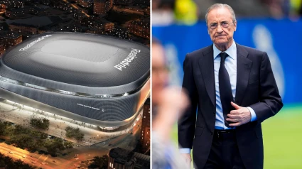 Florentino Pérez y el Santiago Bernabéu