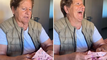 La reacción de la abuela