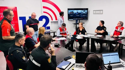 Reunión del presidente valenciano con los servicios de emergencia de la Comunidad Valenciana