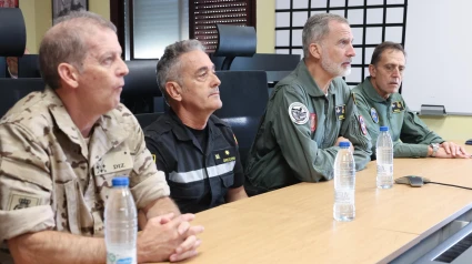 Videoconferencia con la Unidad Militar de Emergencias (UME) para conocer de primera mano la situación en las zonas afectadas por las inundaciones provocadas por la Dana