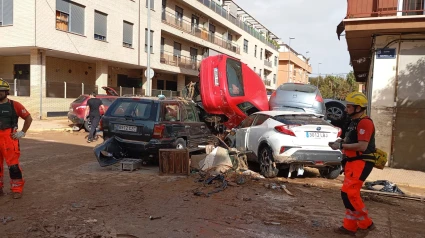 Imagen de los efectos de la DANA en Valencia