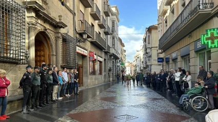 Minuto de silencio en Jaca