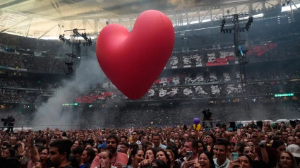 Imagen de uno de los conciertos celebrados en el estadio Santiago Bernabéu en 2024