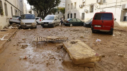 Estado de la pedanía valenciana de La Torre tras el paso de la  DANA