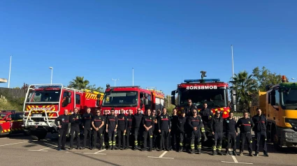 Bomberos de Extremadura parten a Valencia