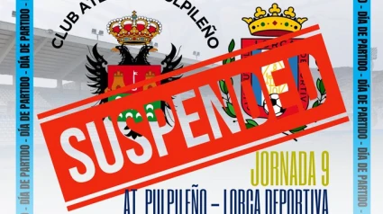 El Atlético Pulpileño - CF Lorca Deportiva y resto de partidos de Tercera División quedan aplazados por el aviso naranja por fuertes lluvias que afecta a la Región de Murcia