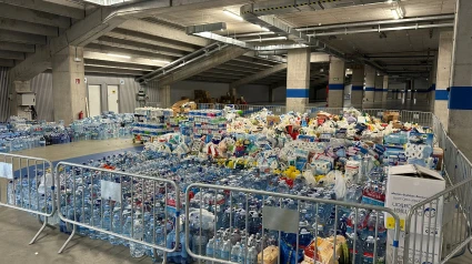 Material recogido en el estadio de la Real Sociedad