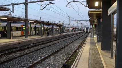 La DANA ha obligado a suspender la circulación de trenes en zonas de Cataluña