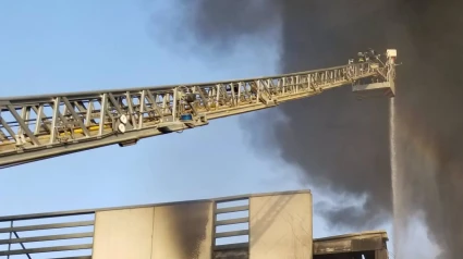 Incendio en las instalaciones de una empresa del PITA, en Almería.