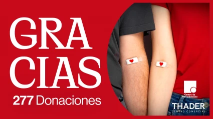 277 donaciones en la campaña Thader-Centro Regional de Hemodonación