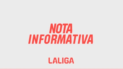 Nota informativa LaLiga