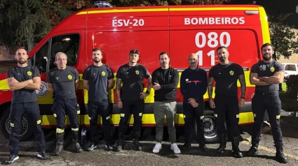 Un grupo de seis bomberos partieron hacia Valencia