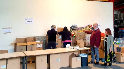 Punto de recogida del Alto Gállego en la sede comarcal de Sabiñánigo