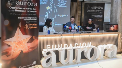 Presentación de la campaña 40 familias, 40 deseos de la Fundación Aurora