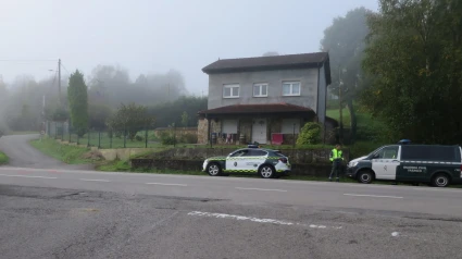 Vivienda del investigado en Nava