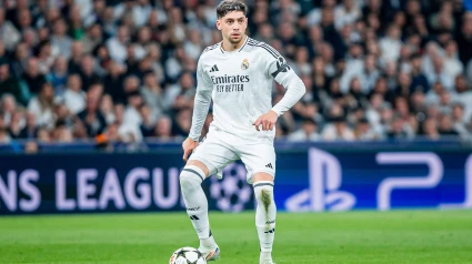 Fede Valverde, jugador del Real Madrid
Real Madryt - AC Milan
N/z Federico Valverde
Foto Mateusz Porzucek PressFocus

2024.11.05 Madryt
Football - UEFA Champions League season 2024/2025 Madrid Real Madrid Estadio Santiago Bernabéu
Real Madryt - AC Milan
Federico Valverde
Credit: Mateusz Porzucek PressFocus *** Local Caption *** 57584991