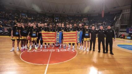 El Valencia Basket jugó el miércoles en Salónica su partido más complicado