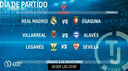 Este sábado se disputan tres encuentros en Primera División.