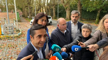 José Manuel Rey Varela, Miguel Tellado, Diego Calvo y Elena Candia en Ferrol