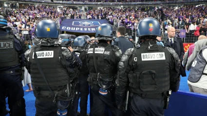 Presencia policial en el Stade de France