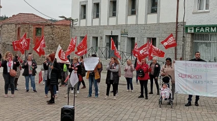 Imagen de una de las concentraciones de las trabajadoras