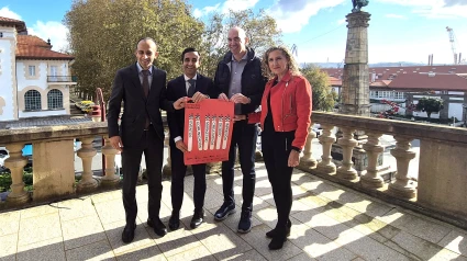 Francisco Barea, José Manuel Rey Varela, Alberto Garnil y Martina Aneiros