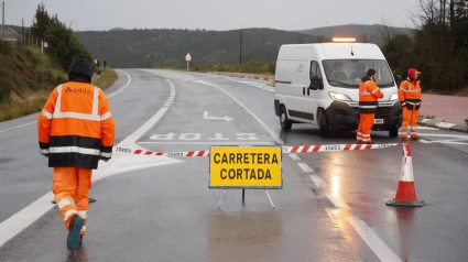 Varias carreteras de la provincia sufren cortes de tráfico