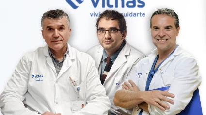 Especialistas en endocrinología de Vithas Andalucía, Dr. Parra, Dr, Fernández y Dr. Morales