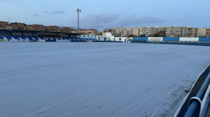 El Centenario Rubial durante la resiembra